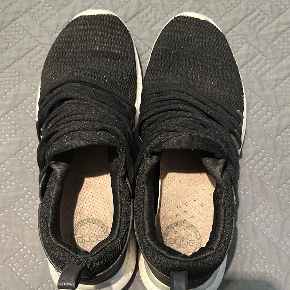 Hey Dude Buckle Exclusives Black Knit Sneakers